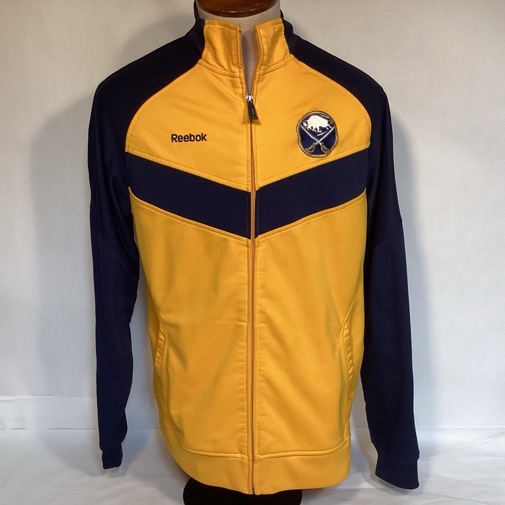 NHL Buffalo Sabers Reebok Center Ice  lightweight Full zip Jacket men’s medium